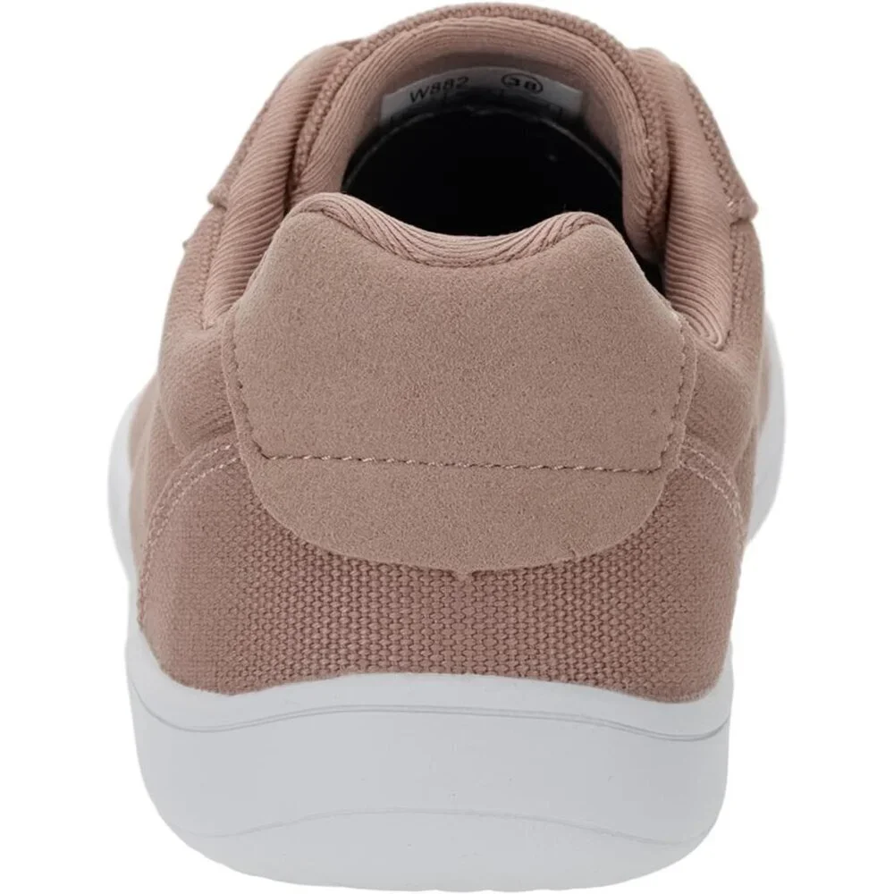 WHITIN Women's Wide Toe Box Barefoot Sneakers Canvas Minimalist Shoes Blush